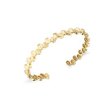 MICHAEL M Bracelets 14K Yellow Gold / Small Carve Repeat Shape Cuff BR457S