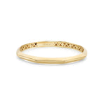 MICHAEL M Bracelets 14K Yellow Gold / Small Octave Bangle Bracelet BR551S
