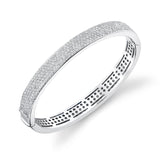 MICHAEL M Bracelets 18K White Gold / Medium Europa Diamond Pave Bracelet