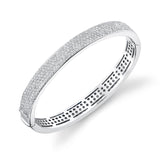 MICHAEL M Bracelets 18K White Gold / Medium Europa Diamond Pave Bracelet MAB103