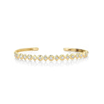 MICHAEL M Bracelets Bezel Mixed Shape Cuff Bracelet