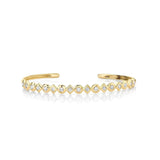 MICHAEL M Bracelets Bezel Mixed Shape Cuff Bracelet