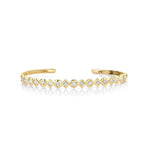 MICHAEL M Bracelets Bezel Mixed Shape Cuff Bracelet
