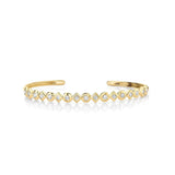 MICHAEL M Bracelets Bezel Mixed Shape Cuff Bracelet