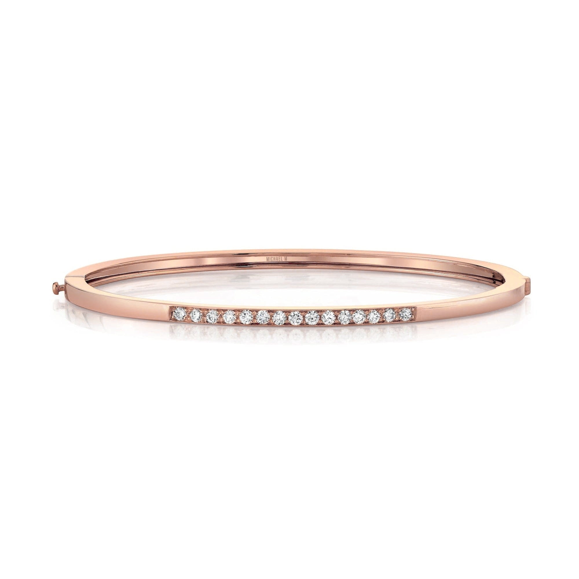MICHAEL M Bracelets Chroma Gold Extended Pavé Stacking Bracelet