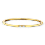 MICHAEL M Bracelets Chroma Gold Pavé Stacking Bracelet