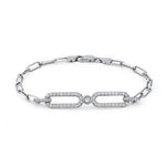 MICHAEL M Bracelets Double Link ID Bracelet
