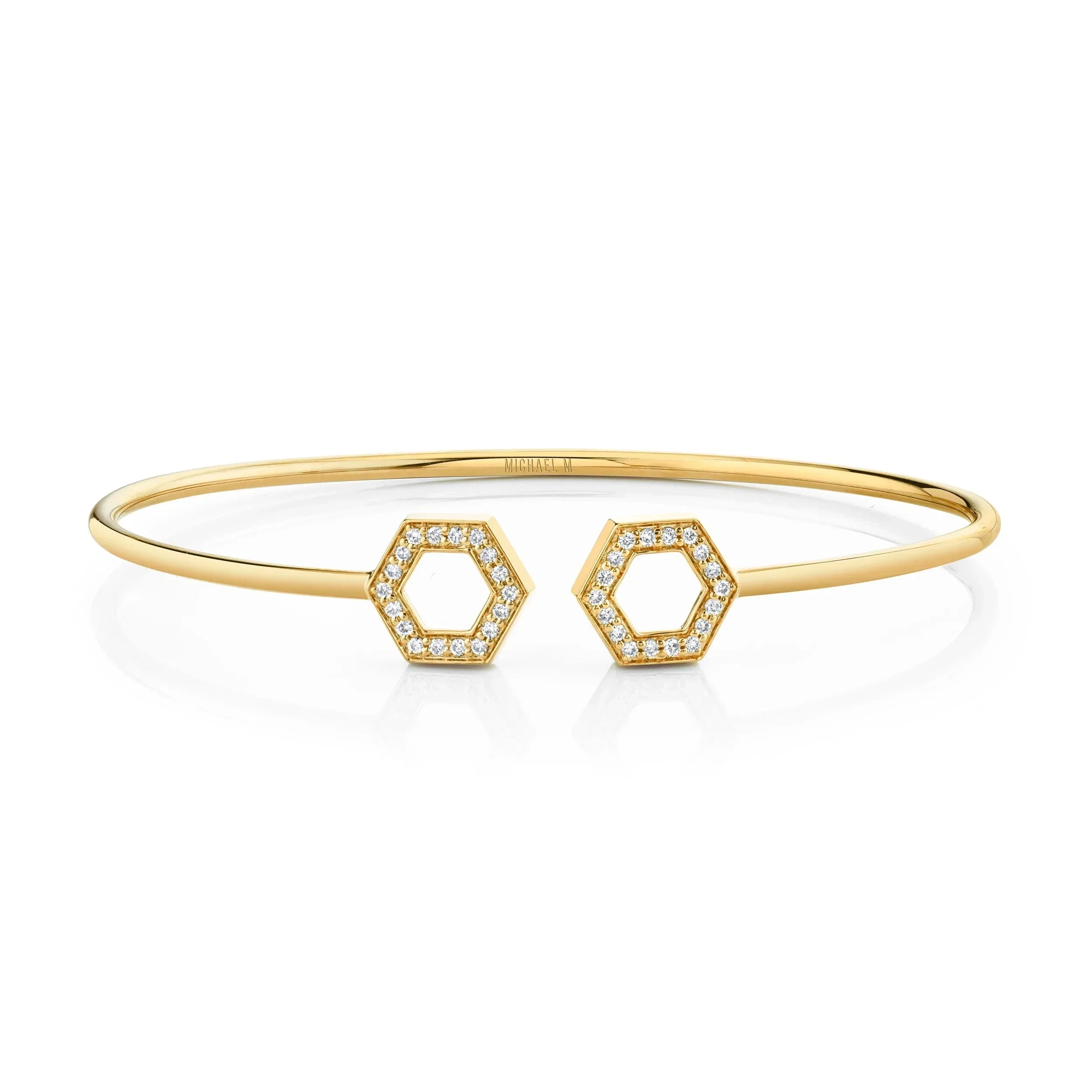 MICHAEL M Bracelets Hex Flex Cuff