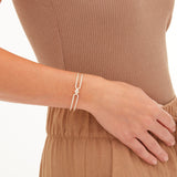 MICHAEL M Bracelets Pave Alignment Cuff