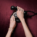 MICHAEL M Bracelets Pave Alignment Cuff