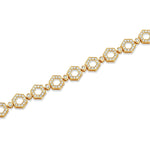 MICHAEL M Bracelets Pavé Hex Infinity Bracelet