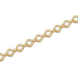 MICHAEL M Bracelets Pavé Hex Infinity Bracelet