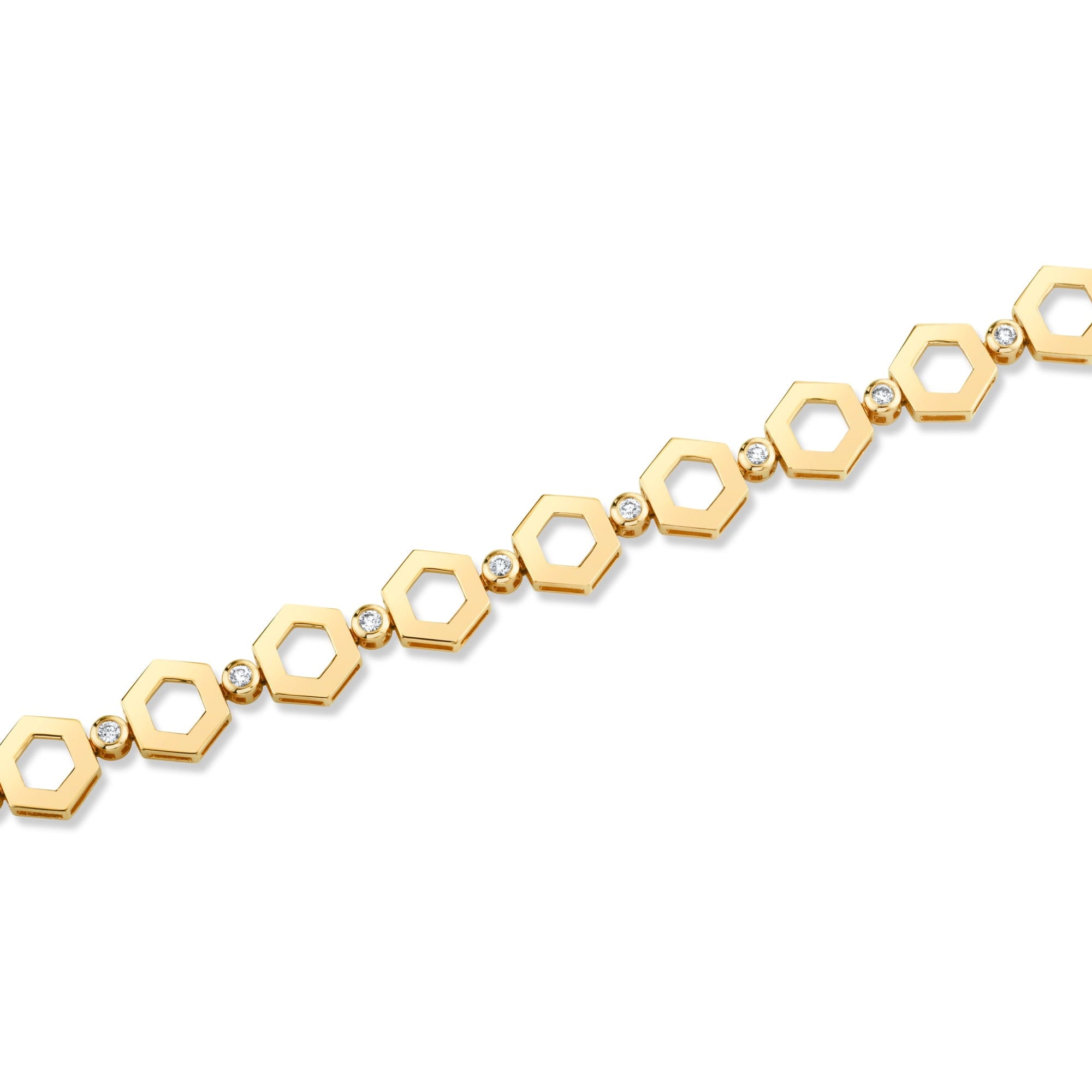 MICHAEL M Bracelets Plain Hex Infinity Bracelet