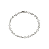MICHAEL M Bracelets Princess Bezel Tennis Bracelet