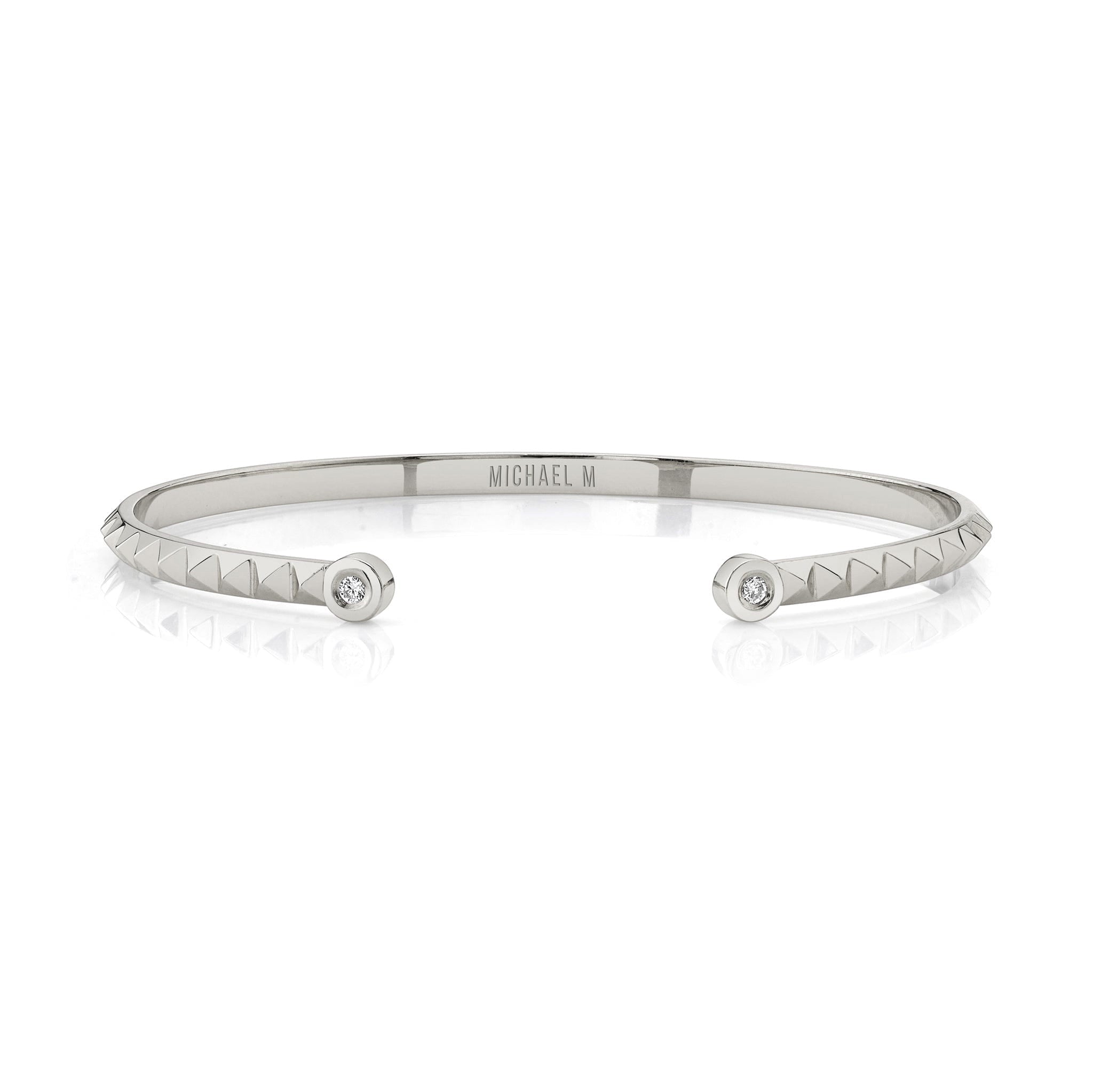 MICHAEL M Bracelets Silver Foundation Cuff Bracelet