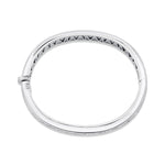 MICHAEL M Bracelets Silver Orb Split Hinged Bracelet