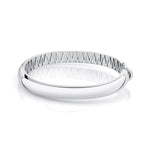 MICHAEL M Bracelets Silver Orb Split Hinged Bracelet