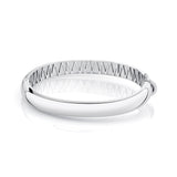 MICHAEL M Bracelets Silver Orb Split Hinged Bracelet