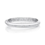 MICHAEL M Bracelets Silver Orb Split Hinged Bracelet