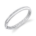 MICHAEL M Bracelets Silver / Small Silver Orb Split Hinged Bracelet S-BR525S-H