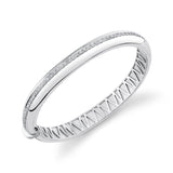 MICHAEL M Bracelets Silver / Small Silver Orb Split Hinged Bracelet S-BR525S-H