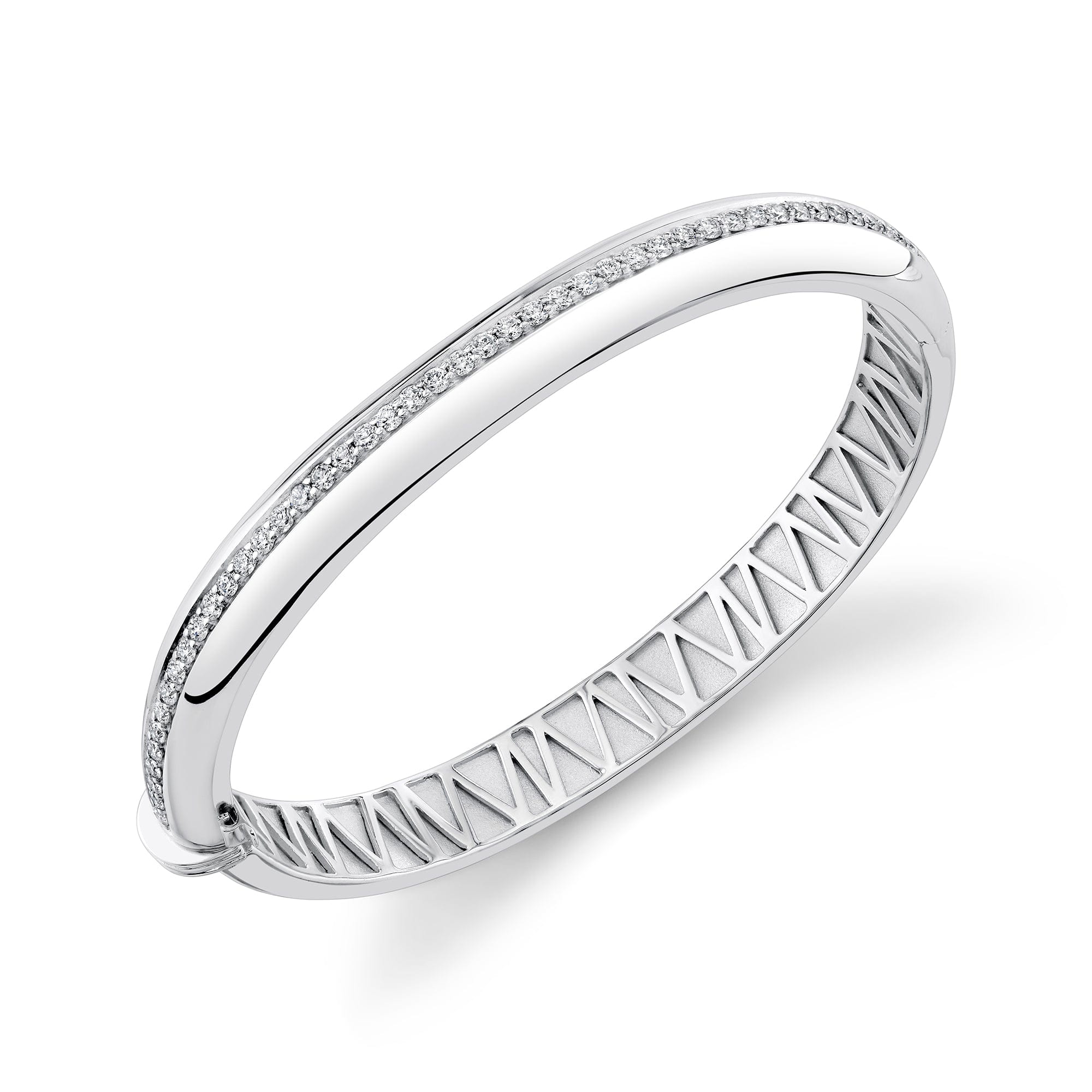 MICHAEL M Bracelets Silver / Small Silver Orb Split Hinged Bracelet S-BR525S-H