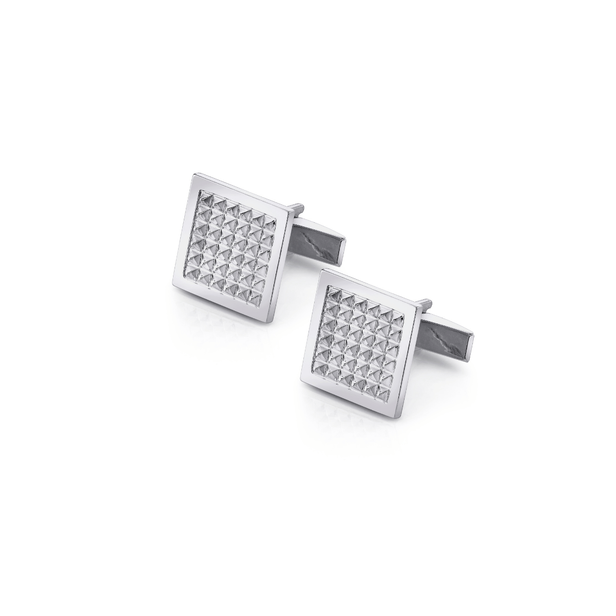 MICHAEL M Cufflinks 14K White Gold Men's Tetra Cuff Links