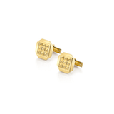 MICHAEL M Cufflinks 14K Yellow Gold Men's Tetra Octagon Cuff Links
