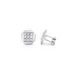 MICHAEL M Cufflinks Men's Tetra Octagon Cuff Links