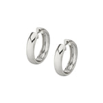 MICHAEL M Earrings 14K White Gold Orb 4mm Huggies ER443WG