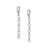 MICHAEL M Earrings 14K White Gold Signature Drop Earrings ER433WG