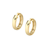 MICHAEL M Earrings 14K Yellow Gold Orb 4mm Huggies ER443YG