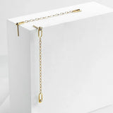 MICHAEL M Earrings 14K Yellow Gold Streamlined Earrings ER352