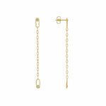MICHAEL M Earrings 14K Yellow Gold Streamlined Earrings ER352