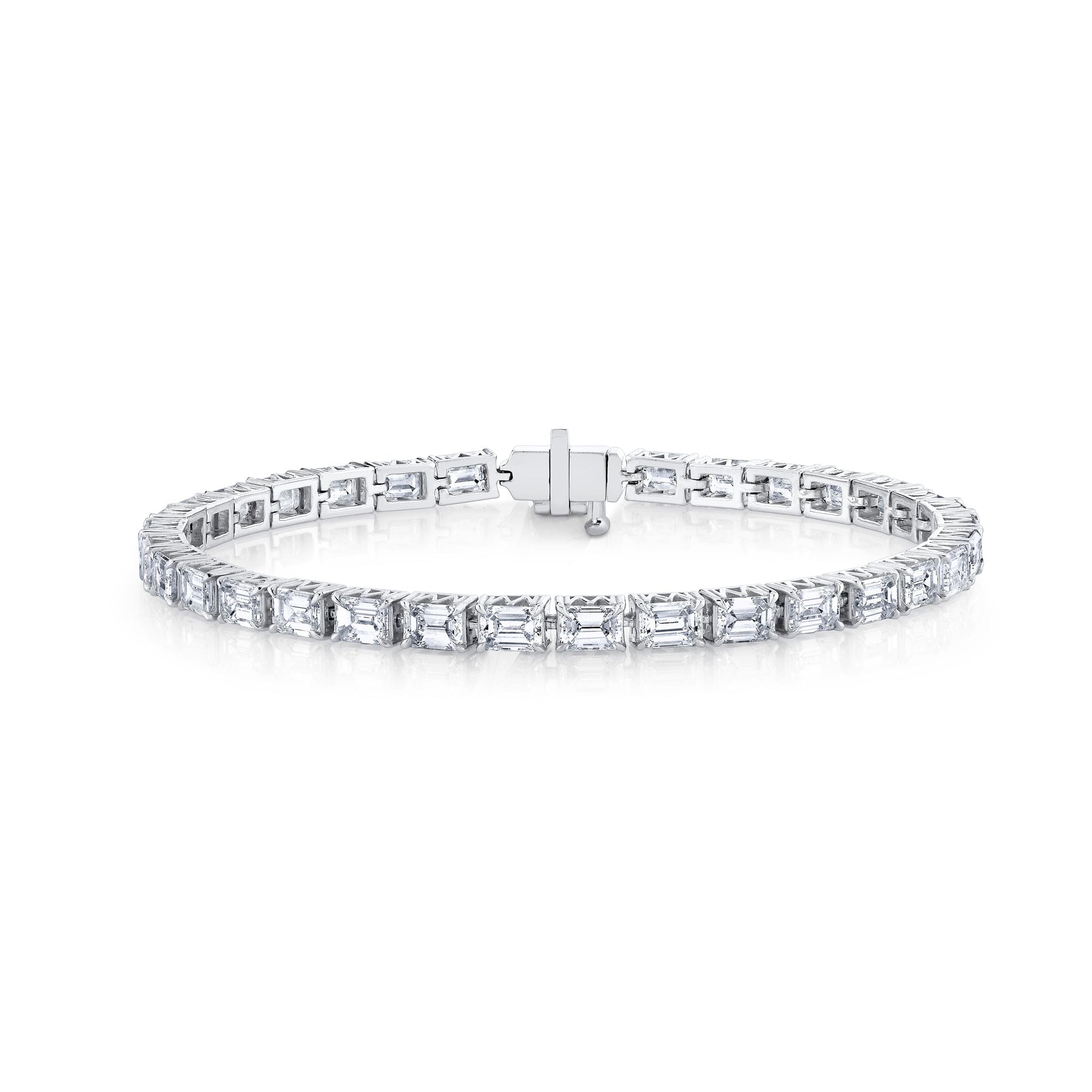 MICHAEL M Earrings 18K White Gold Meksian Emerald Bracelet Bold