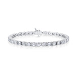 MICHAEL M Earrings 18K White Gold Meksian Emerald Bracelet Petite
