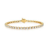 MICHAEL M Earrings 18K Yellow Gold Meksian Oval Tennis Bracelet