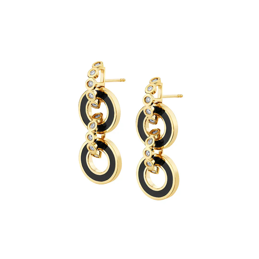 MICHAEL M Earrings Chroma Arch Drop Earrings