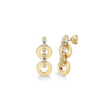 MICHAEL M Earrings Chroma Gold Arch Drop Earrings