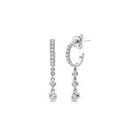 MICHAEL M Earrings Chroma Gold Dangle Hoops