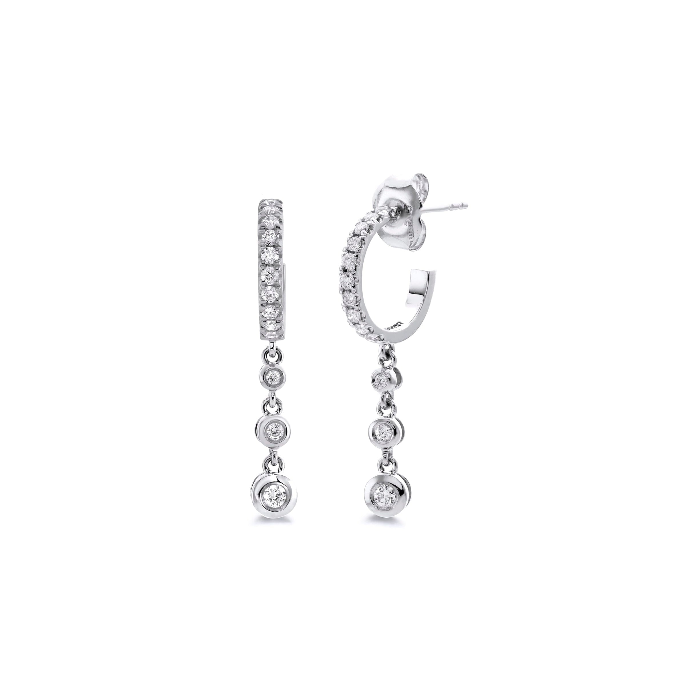 MICHAEL M Earrings Chroma Gold Dangle Hoops