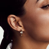 MICHAEL M Earrings Chroma Gold Hinge Hoops