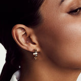 Chroma Gold Hinge Hoops