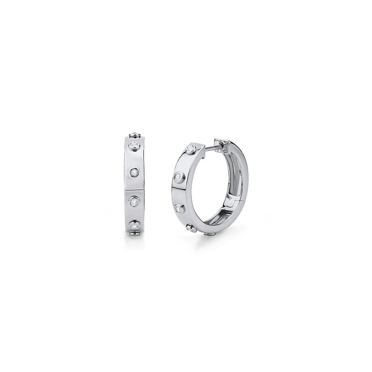 MICHAEL M Earrings Chroma Gold Hinge Hoops