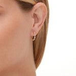 MICHAEL M Earrings Cloud Alternating Huggies