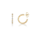 MICHAEL M Earrings Cloud Alternating Huggies