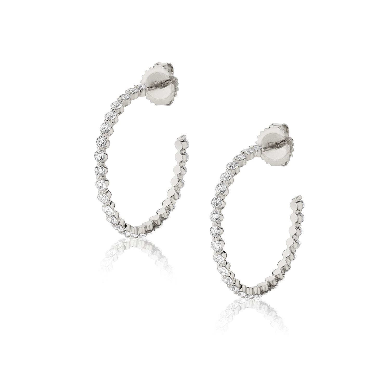 MICHAEL M Earrings Cloud Hoops