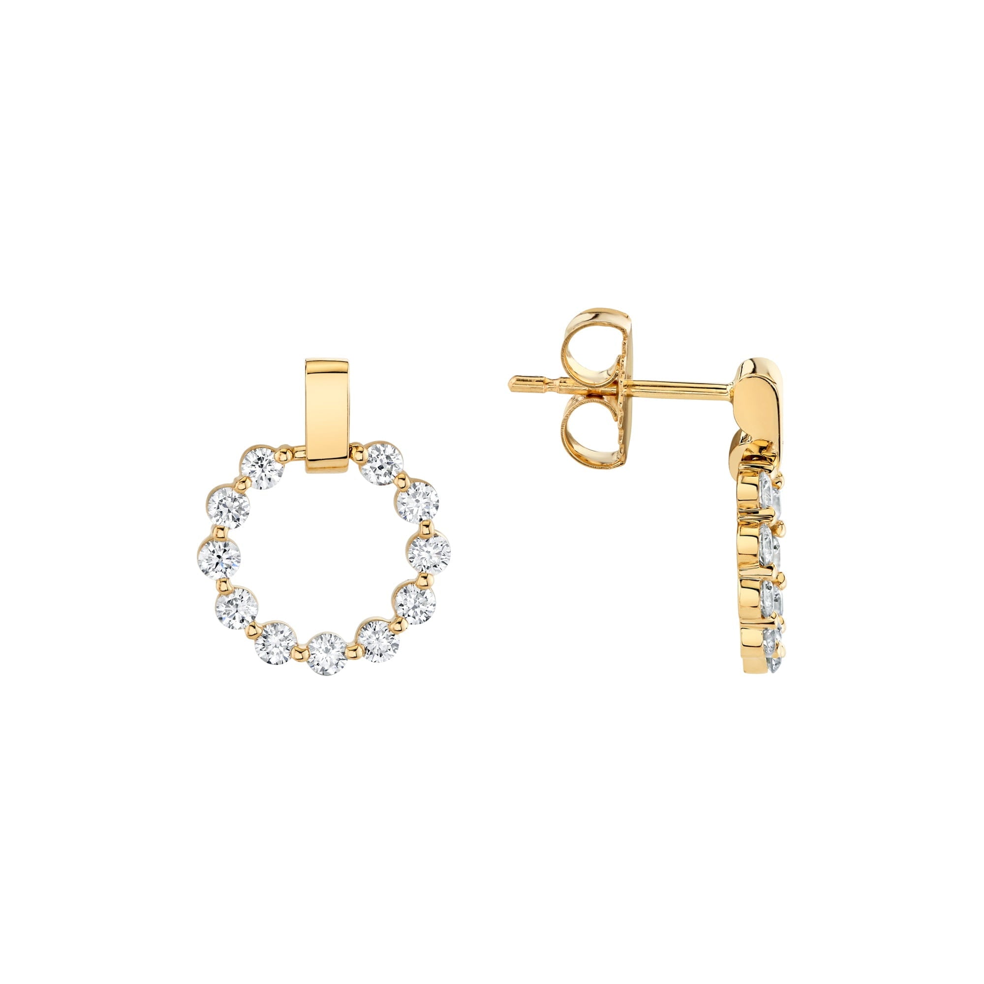 MICHAEL M Earrings Cloud Mini Single Drop Earrings