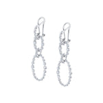 MICHAEL M Earrings Cloud Oval Drop Earrings