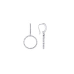 MICHAEL M Earrings Cloud Ring Drop Earrings
